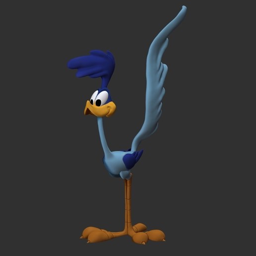 bip - art roadrunner les créatures 3D print model - Mito3D