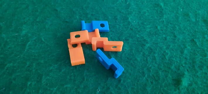 bipolar cable clamp hook screw organizer free 3d print model - Mito3D
