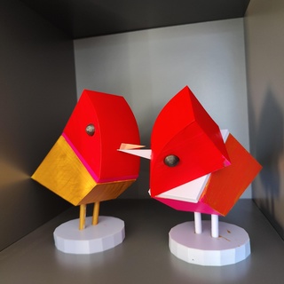 bird art decor 3d print model - Mito3D