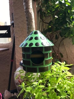 pájaro hogar casa mascotas invierno privilegiado temperamento alimentador idea agua consumo ofrecimiento jardinería anidando caja 3d print model - Mito3D