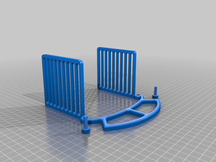 bird buddy perch fences merged feeder fence 3d printing 3d print model - Mito3D