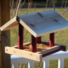 bird feeder home 3d print model - Mito3D