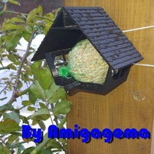 bird feeder manger 3d print model - Mito3D