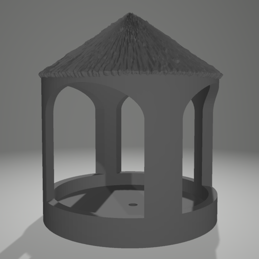 bird feeder house 3D print model - Mito3D