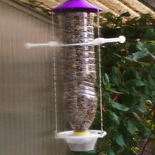 comedero de pájaros casa aves birdfeeder jardín al aire libre 3d print model - Mito3D
