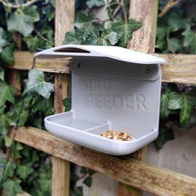 bird feeder & water dish - wall mounted birdfeeder birdwater garden outdoor 3d print model - Mito3D