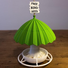 mangiatoia per uccelli uccello libero seme strumento bird house il design di palma gioco alberi albero giardino casa animale 3d print model - Mito3D