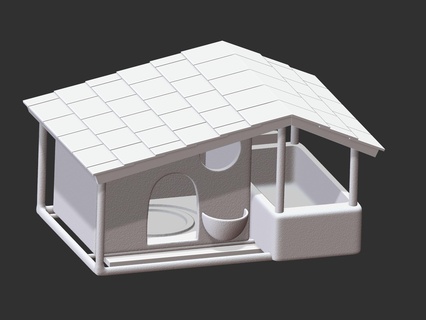 pájaro casa casa pajaritos 3d print model - Mito3D
