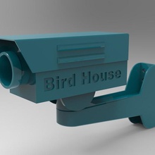 bird house camera architecture camerabird fashion 3d print model - Mito3D