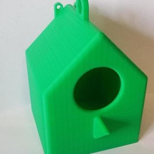 bird house simples de impressão sem os apoios necessários a casa exterior do jardim 3d print model - Mito3D