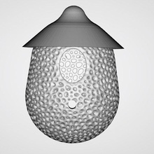 Vogelnest Modell 2 Vogel-nest Kunst nest Vogel 3d print model - Mito3D