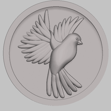 bird oiseaux stl file art oiseau relief aigle eagle 3d cnc logo 3d print model - Mito3D