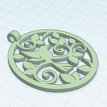 bird pendant jewelry jewel 3d print model - Mito3D