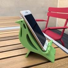 pássaro phone suporte 3d print model - Mito3D