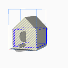 oiseau perchoir architecture animal 3d print model - Mito3D