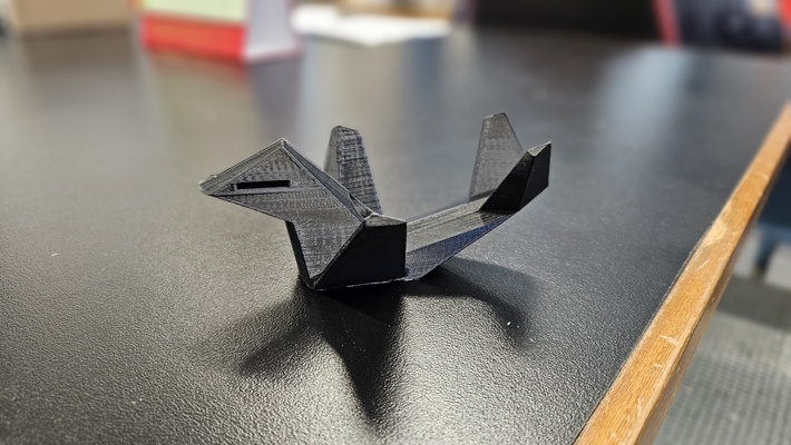 pájaro forma papel bolígrafo mantener oficina documento soporte lápiz 3d print model - Mito3D