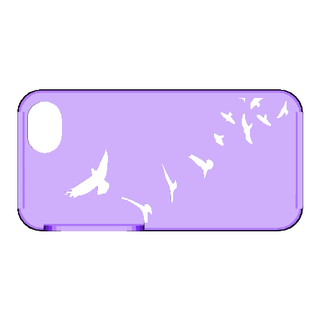 bird silhouette customized accessories 3d print model - Mito3D