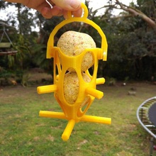 bird suet feeder home garden ball 3d print model - Mito3D