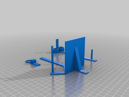 Vogel Tabelle anpassbar Feeder Haustiere 3d print model - Mito3D