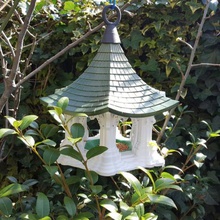 pássaro templo a casa de passarinho alimentador do bird house templos pequena 3d print model - Mito3D