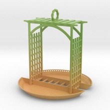 birdfeeder various bird feeder pergola 3d print model - Mito3D
