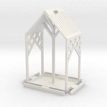 birdfeeder home trough birds 3d print model - Mito3D
