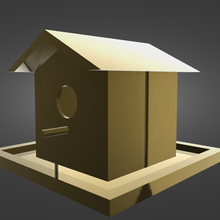 birdhouse 3d print model - Mito3D