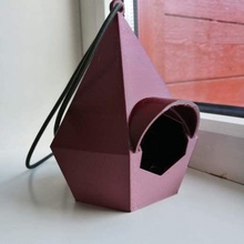 nichoir la maison birdfeeder d'oiseaux 3d print model - Mito3D