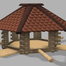 birdhouse home outdoor garden house garden feeder diy bird feeder birdhouse bird 3d print model - Mito3D