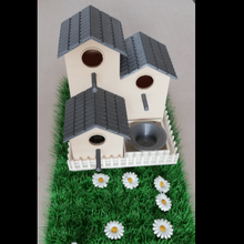 birdhouse - nichoir oiseau cabane a casa de passarinho mesange moineau pardal carvão poleiro perchoir nacional imunização pássaro 3d print model - Mito3D