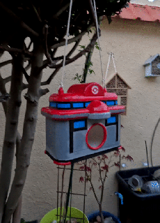 nichoir pok lun centre nidification boîte oiseau abris oiseaux décor animaux animal nintendo jardin Extérieur nature maison Accueil Pokémon Pikachu 3d print model - Mito3D