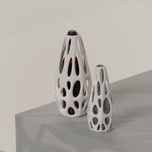 Vogelhaus Vase Wein Flasche 3d print model - Mito3D