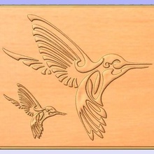 birds various relief stl 3d 3d print model - Mito3D