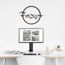 aves soporte mesa decoración pared panno imagen cuadro pájaro elementos 3d print model - Mito3D
