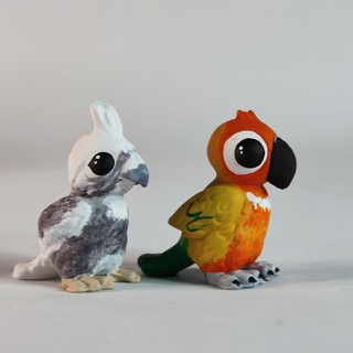 uccelli stampa pappagallo uccello Ave animale domestico carina mascotte 3d print model - Mito3D