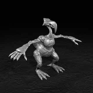 birdy bird monster character art animal fantasy 3d print model - Mito3D