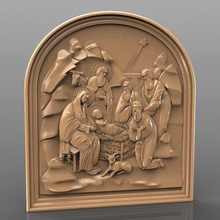 Geburt jesus Christus cnc-Fräser Kunst 3d print model - Mito3D