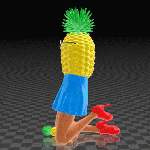 Geburt Ananas 3D print model - Mito3D