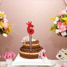 birthday cake topper number 6  cake topper  number birthday party celebration happy   
