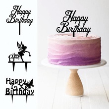 gâteau d'anniversaire topper set 3 la maison de joie amusant famille occasion célébration 3d print model - Mito3D