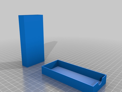biscuit box 2 customized containers 3d print model - Mito3D