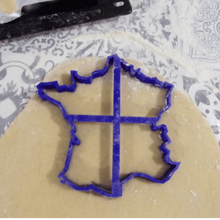biscuit coupeur moule France gabarits coup poing gabaris cuisine Gâteaux biscuits pays pâtisserie 3d print model - Mito3D