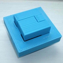 bisecar cubo rompecabezas osanori yamamoto tolerancia 3d entrelazado makerbot juguete 3d print model - Mito3D