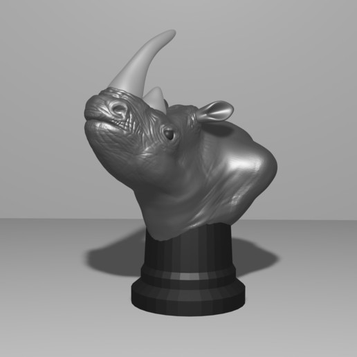 bishop - rhinoceros chess various rhino 3D print model - Mito3D