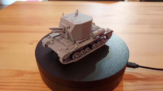 Bischof 1 56 28mm Artillerie Panzer Englisch wwii britisch Bolzen Aktion Miniatur Arvernes 3d print model - Mito3D