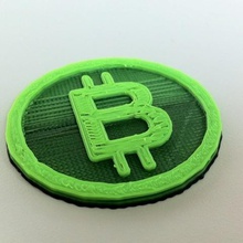 pouco moeda vários bitcoin 3d print model - Mito3D