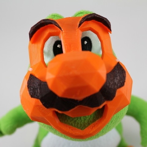 16 tesisatçı maske bit oyun 3d clockwork tüyler ürpertici bebek yüz mario nintendo süs peluş supportless sahne 3D print model - Mito3D