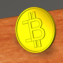bitcoin kripto 3d print model - Mito3D