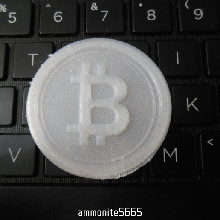 bitcoin btc 3d yazdırılabilir kripto para madeni Sanat kriptolar paralar tabanı kucoin ticaret Borsa stok mevcut meme jeton 3d print model - Mito3D