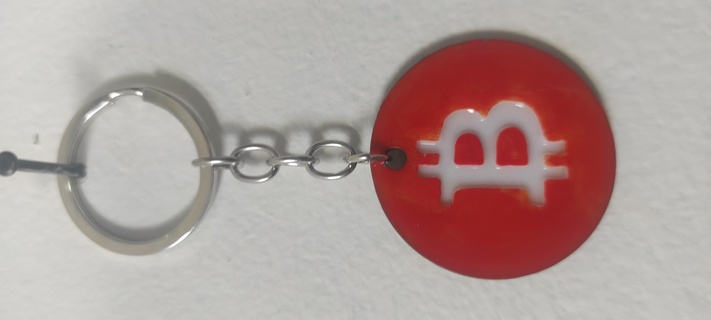 bitcoin keychain bullmarket crypto 3d print model - Mito3D